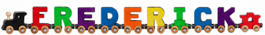 9 letter bright color name train